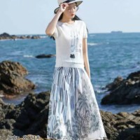 鼎成麻业原创亚麻苎麻 大码棉麻女装市场 服装尾货渠道