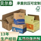 贝尔泰-苏州昆山纸箱厂家-三层五层抗压加厚彩色牛皮瓦楞纸箱包装