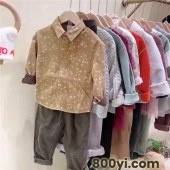 曼丝品牌童套装一手货源-质量好的童装折扣批发市场-直播实体引流货源