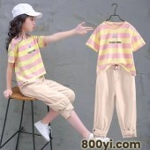 东莞地摊服装批发-便宜小孩半袖上衣-夏季儿童短袖套装T恤工厂货源库存童装尾货
