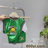 小黄鸭童装批发-儿童运动套装-品牌折扣尾货批发-童装厂家一手货源