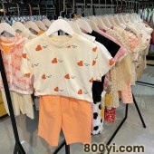 糖9服装批发报价-童装尾货走份批发-橙小7童装夏装走份批发