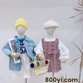 韩版童装欧抱b抱夏装品牌童装折扣走份实体直播童装走份批发货源