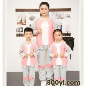安伊宝宝春秋装甜美运动套装园服定制