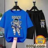 童装短袖批发织里服装义乌小孩套装几元清仓T大小童衣服