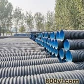 联塑hdpe双壁波纹管SN48中空壁双高筋缠绕大口径300钢带增强螺旋