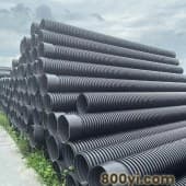 海晟HDPE双壁波纹管DN300*SN4高密度聚乙烯污水管厂家直销