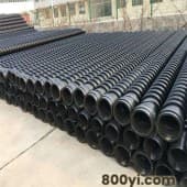 全能HDPE热缠绕结构壁B型管-pe缠绕管-雨水管-300排污克拉管
