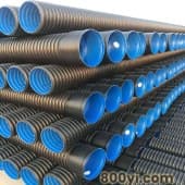 中财160mm双壁波纹管-HDPE-SN4-SN8高环刚度