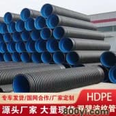 HDPE双壁波纹管钢带增强螺旋波纹管内肋管缠绕结构壁B型克拉管