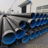 瑞琦HDPE双壁波纹管DN300市政工程地下埋设雨水管污水排放管