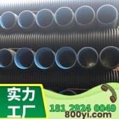 PE波纹管材高密度聚乙烯HDPE双壁波纹管大口径hdPE螺纹管-雅克喜马
