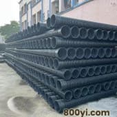 海晟HDPE双壁波纹管DN200*SN4高密度聚乙烯雨水管污水管全国多仓厂家