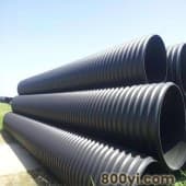 联塑大口径耐冲击市政排污专用HDPE钢带螺旋波纹管SN12.5-DN300