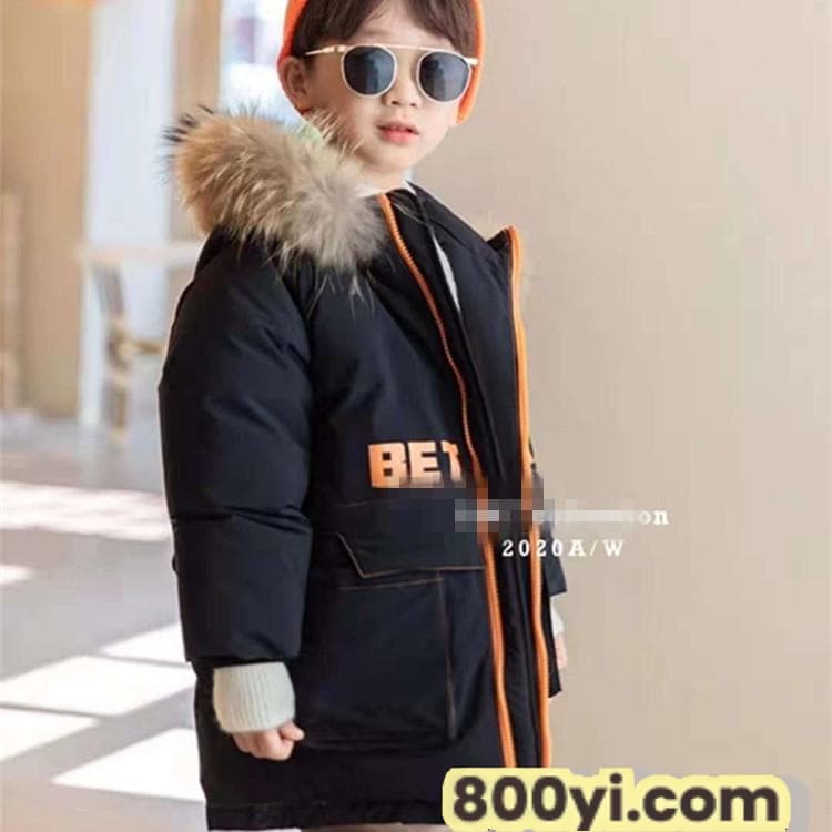1987品牌童装-单品羽绒服系列-90%白鸭绒